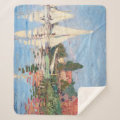 Couverture Sherpa Claude Monet - Regattas à Argenteuil (Devant)