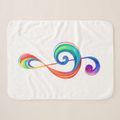 Couverture Sherpa Clé arc-en-ciel (Devant (Horizontal))
