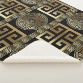 Couverture Sherpa Clé grecque d'or (3/4)