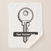 Couverture Sherpa Clé simple (Devant)