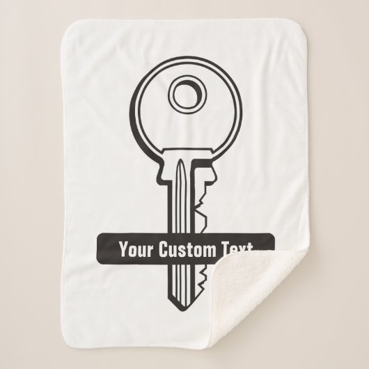 Couverture Sherpa Clé simple (Devant)