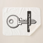 Couverture Sherpa Clé simple (Devant (Horizontal))