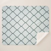 Couverture Sherpa Clôture de chaîne en métal noir (Devant (Horizontal))