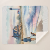 Couverture Sherpa Coastal Walk to Lighthouse at Sunset (Devant (Horizontal))