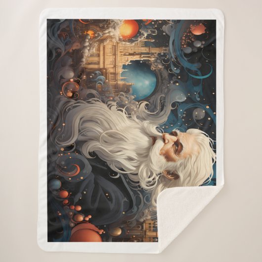 Couverture Sherpa Cobertor (Blanket) Sherpa Sonho com Noel (Devant)