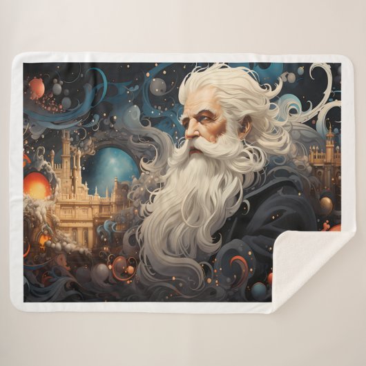 Couverture Sherpa Cobertor (Blanket) Sherpa Sonho com Noel (Devant (Horizontal))