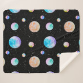 Couverture Sherpa Cobertor Linha Galáxia de Tinta (Devant (Horizontal))