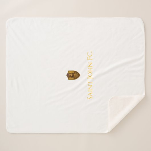 Couverture Sherpa Cobertor Saint John FC. (Devant (Horizontal))