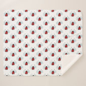 Couverture Sherpa Coccinelle (Devant (Horizontal))