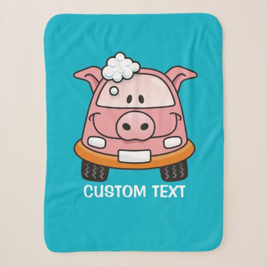 Couverture Sherpa Cochon de lavage de voiture (Devant)