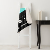 Couverture Sherpa Code Chanson Personnalisé Scannable Music Couple (En situation)