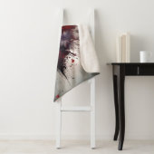 Couverture Sherpa Coeur fleuri (En situation)