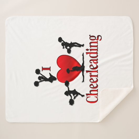 Couverture Sherpa Coeur I unique (Devant (Horizontal))