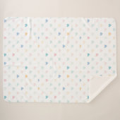 Couverture Sherpa Coeurs (Devant (Horizontal))