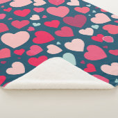 Couverture Sherpa Coeurs (3/4)