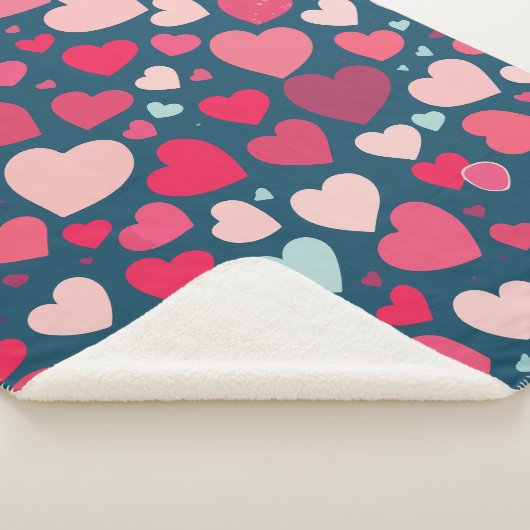 Couverture Sherpa Coeurs (3/4)