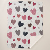 Couverture Sherpa Coeurs 3 (Devant)