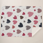 Couverture Sherpa Coeurs 3 (Devant (Horizontal))