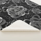 Couverture Sherpa Coeurs beaucoup Motif (3/4)