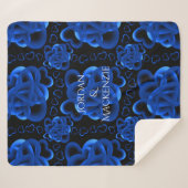 Couverture Sherpa Coeurs beaucoup Motif (Devant (Horizontal))