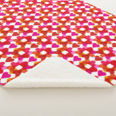 Couverture Sherpa Coeurs colorés (3/4)