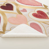 Couverture Sherpa Coeurs d'amour (3/4)