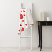 Couverture Sherpa Coeurs mignons (En situation)