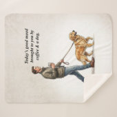 Couverture Sherpa Coffee & a Golden Cozy Day (Devant (Horizontal))