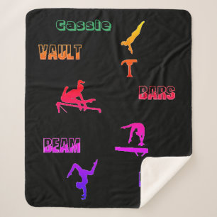 Couverture Sherpa Coffre De Gymnastique, Bars, Poutres, Étage Couver