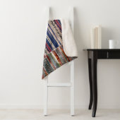 Couverture Sherpa Collage de patchwork : motif de courtepointe mixte (En situation)