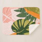 Couverture Sherpa Collage Jungle I (Devant (Horizontal))