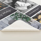 Couverture Sherpa Collage personnalisé de collection de photos de fa (3/4)