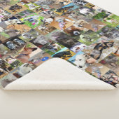 Couverture Sherpa Collage Photo De Chiens, (3/4)