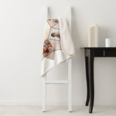 Couverture Sherpa Collage photo de souvenirs Tones de la Terre ID101 (En situation)