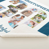 Couverture Sherpa Collage photo en forme 30 pour le 30e anniversaire (3/4)