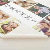 Couverture Sherpa Collage photo Grammy personnalisé (3/4)