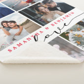 Couverture Sherpa Collage photo Love Script (3/4)