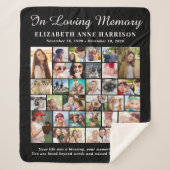 Couverture Sherpa Collage photo Memorial 30 (Devant)