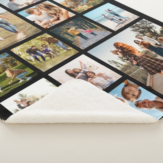 Couverture Sherpa Collage photo moderne 14 (3/4)