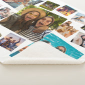 Couverture Sherpa Collage photo moderne 15 (3/4)