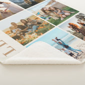 Couverture Sherpa Collage photo moderne 6 (3/4)