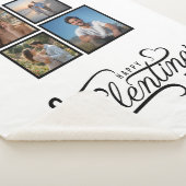 Couverture Sherpa Collage photo moderne Cadeau Valentines (3/4)