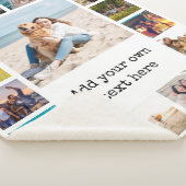 Couverture Sherpa Collage photo moderne simple 17 (3/4)