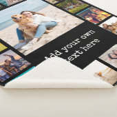 Couverture Sherpa Collage photo moderne simple 17 (3/4)