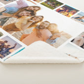 Couverture Sherpa Collage photo moderne simple 17 (3/4)