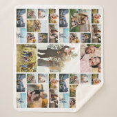Couverture Sherpa Collage photo personnalisé 35 (Devant)