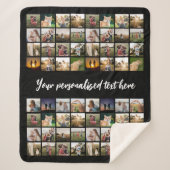 Couverture Sherpa Collage photo personnalisé 64 (Devant)