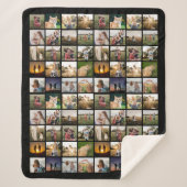 Couverture Sherpa Collage photo personnalisé 80 (Devant)