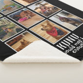 Couverture Sherpa Collage photo personnalisé Amoureux des chiens de  (3/4)