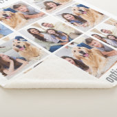 Couverture Sherpa Collage photo personnalisé moderne 9 (3/4)